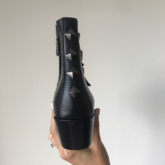 NEW Modern Vice handmade leather buckle booties - Picture 4 of 6